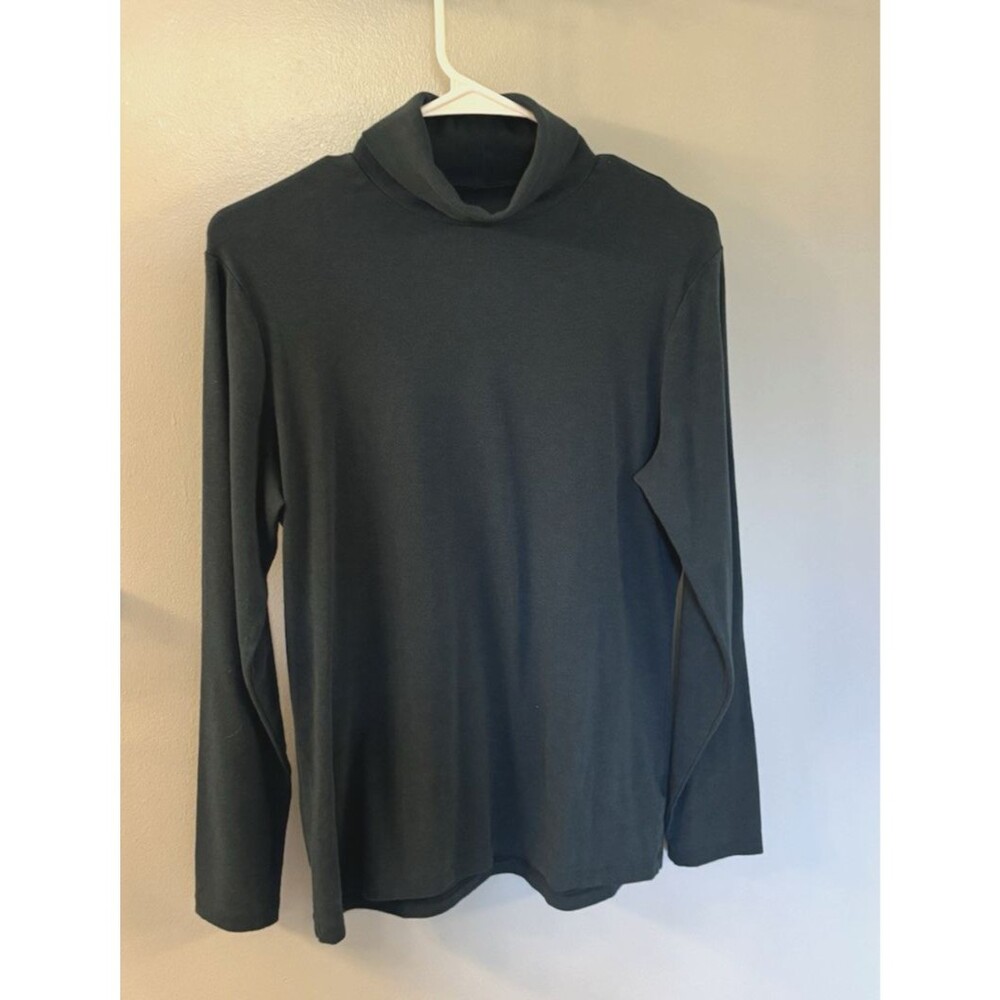 Time And Tru Dark Jade Turtleneck Top Size Large